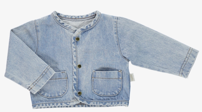 Poudre Organic Denim Jacket - Organic Denim Jacket, transparent png #5879191