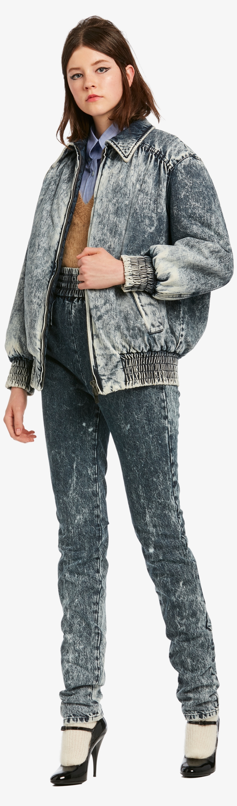 Denim Jacket - Girl, transparent png #5879299
