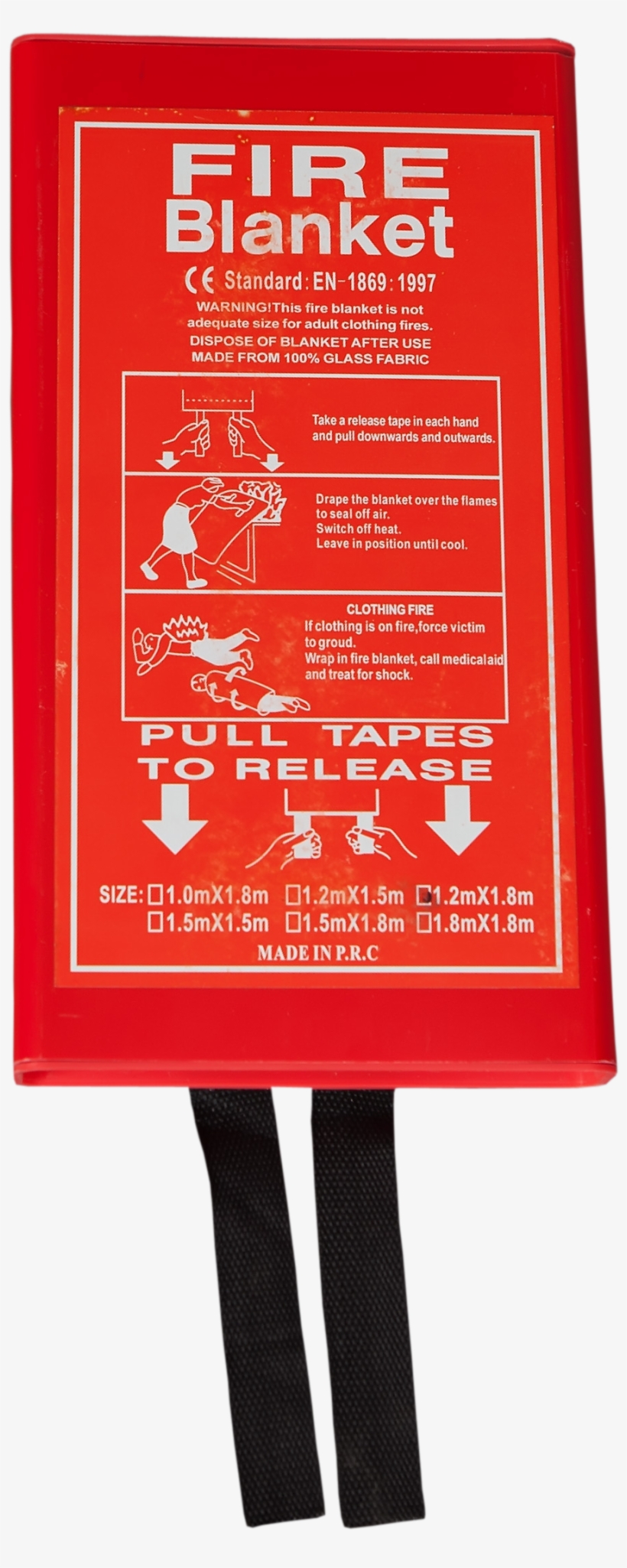 198081866 0707-0101 - Fire Blanket – Hard Pack, transparent png #5880298