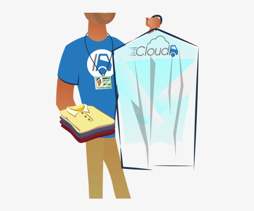 Photo Taken At Cloud Dry Cleaning &amp - Illustration, transparent png #5881847