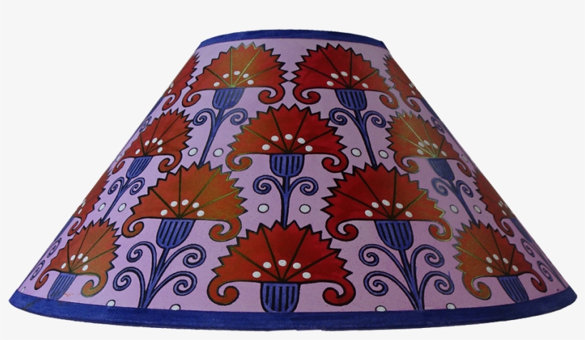 Carnations Lampshade - Red Pink - Red, transparent png #5882253