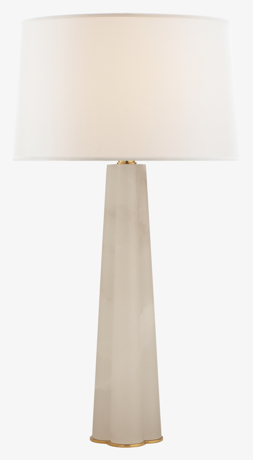Adeline Large Quatrefoil Table Lamp In Alabaster With - Table, transparent png #5882764