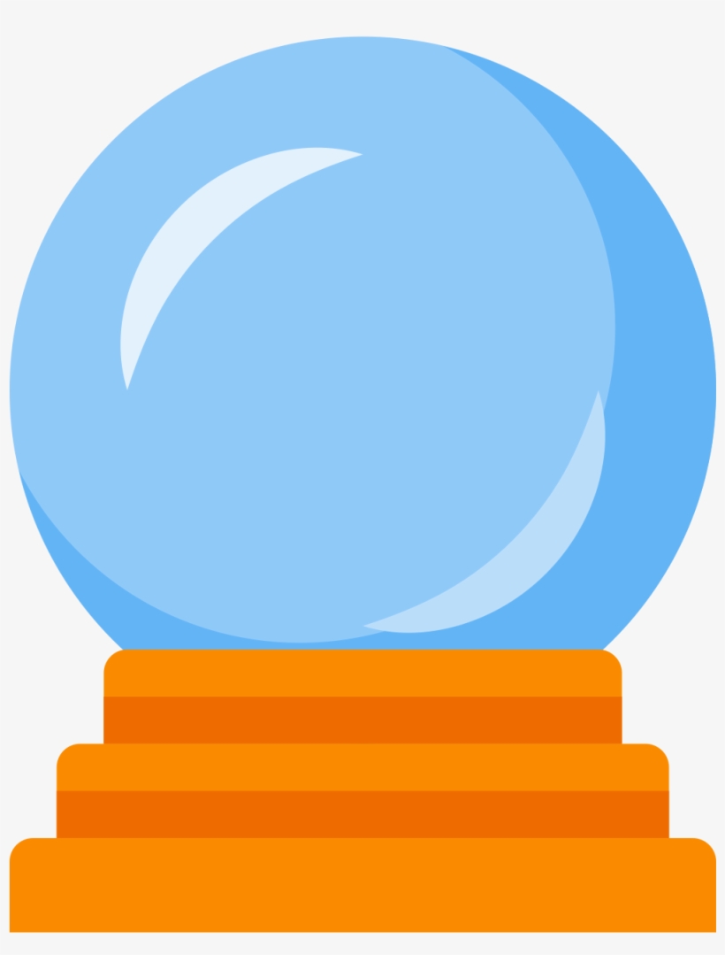 Crystal Ball Icon - Chromebook, transparent png #5883204