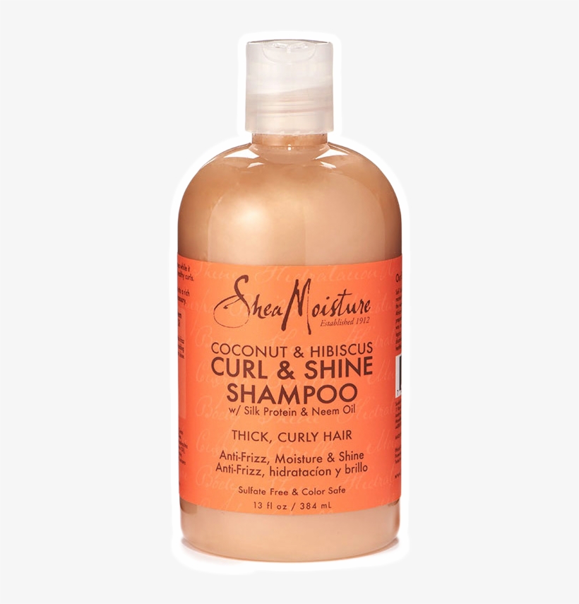 Shea Moisture Coconut & Hibiscus Curl & Shine Shampoo, transparent png #5883207
