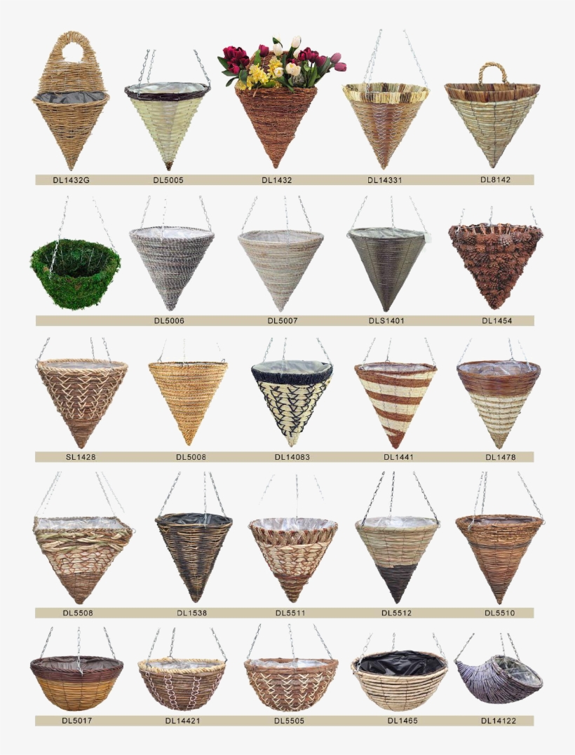 Cone Shape Hanging Basket - Ice Cream, transparent png #5883270