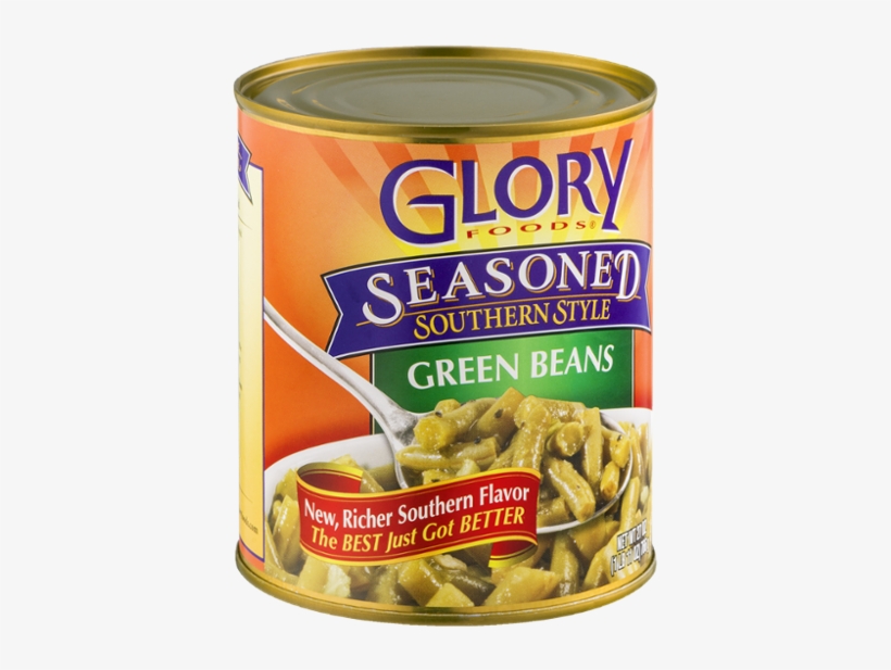 Glory Foods Seasoned Green Beans, Southern Style -, transparent png #5883568