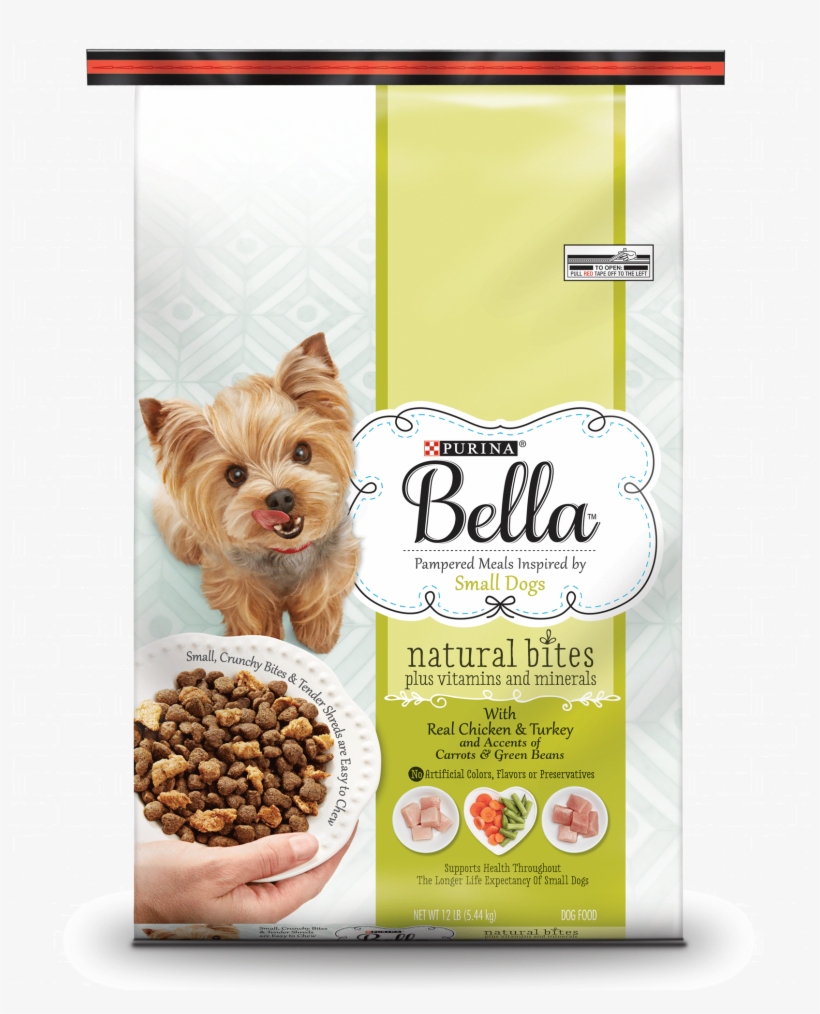 Purina Bella Natural Bites Plus Vitamins And Minerals - Purina Bella Dog Food, transparent png #5883842