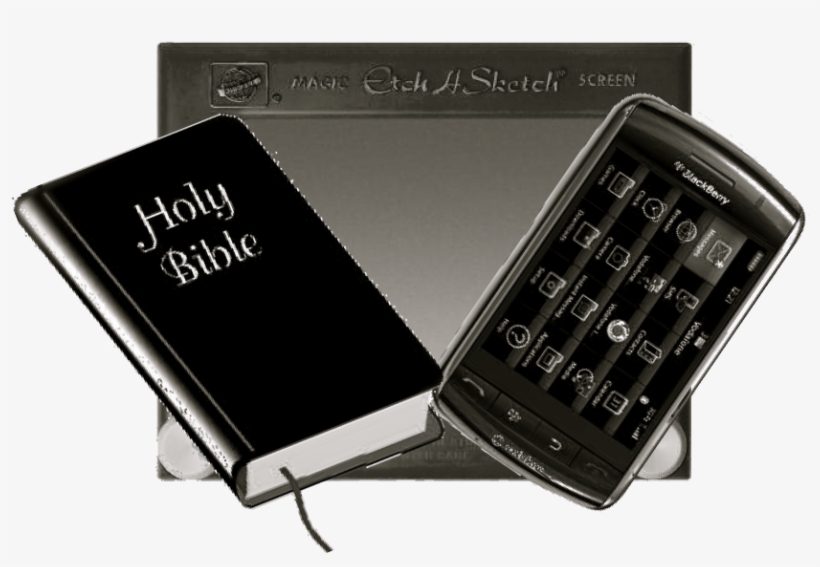 Etch A Sketch, A Bible Or A Blackberry, transparent png #5884093