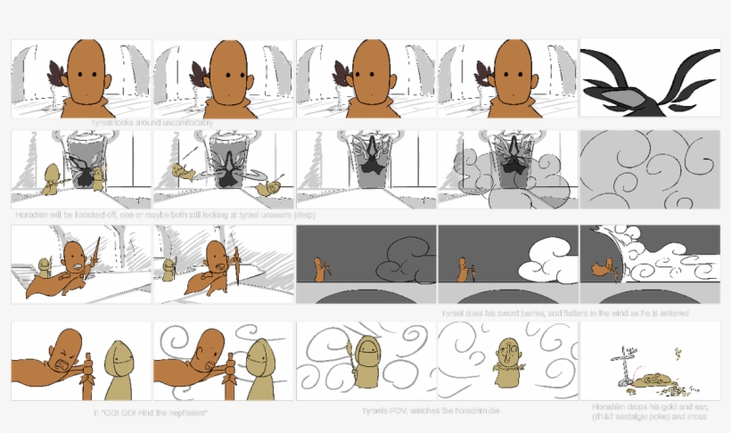 Found This Diablol Reaper Of Souls Storyboard On My - Cartoon, transparent png #5884772