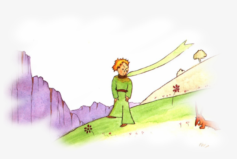 "good Morning," The Little Prince Responded Politely, - Le Renard Et Le Petit Prince, transparent png #5885015