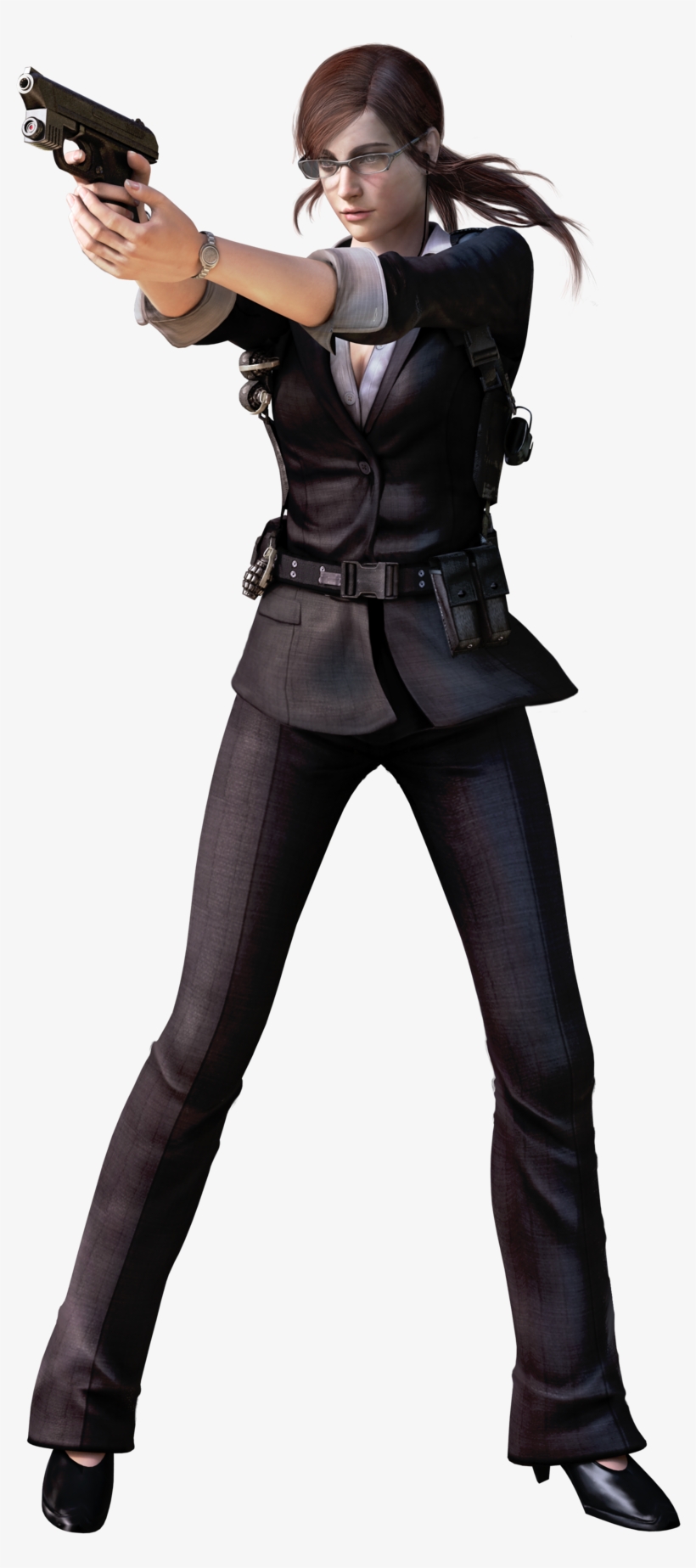 Claire Redfield Rem3d - Resident Evil Mercenaries 3d Claire, transparent png #5885064