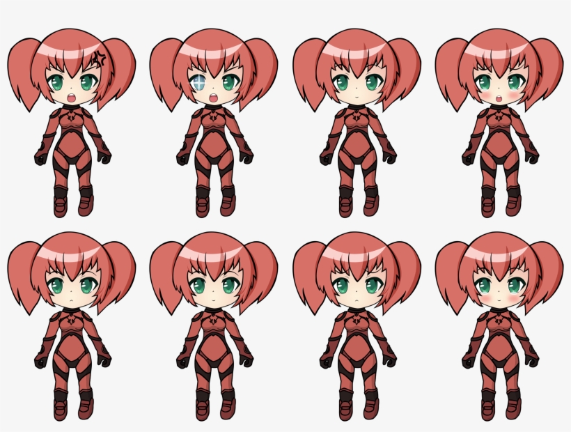 Plugsuit Neutral Cartoon Free Transparent PNG Download PNGkey