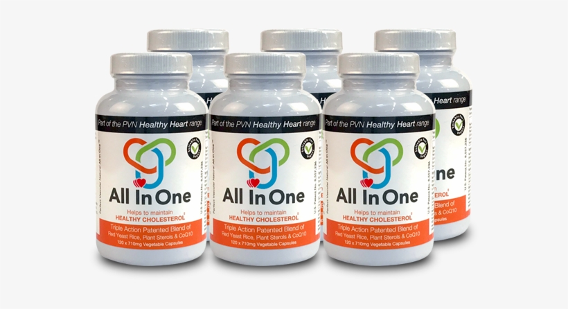 6 Months Supply Of All In One Cholesterol Control Capsules - Cholesterol Control Capsules, transparent png #5885952