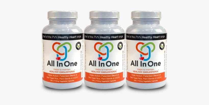 3 Months Supply Of All In One Cholesterol Control Capsules - Cholesterol Control Capsules, transparent png #5886094