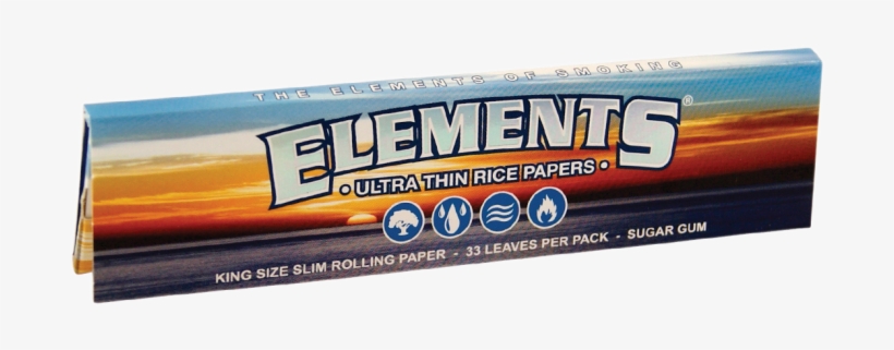 Elements Thin Rice Rolling Papers, transparent png #5886363
