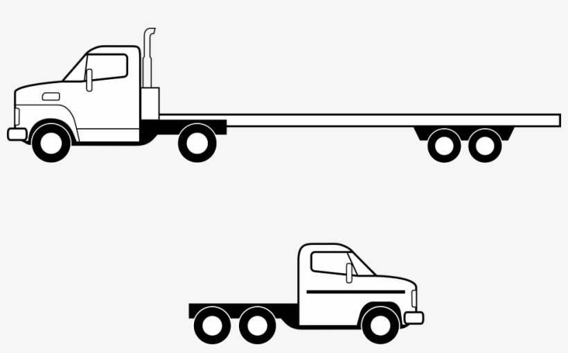 Flat Bed Truck Png, transparent png #5886656