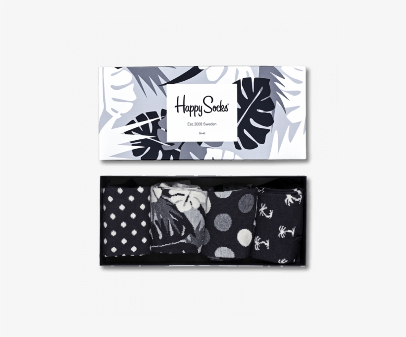 Happy Socks Black And White, transparent png #5887046
