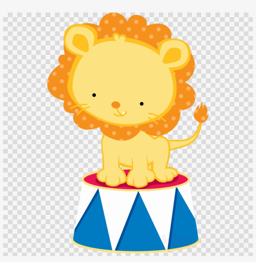 Circo Leão Clipart Lion Circus Clown - Leão Circo, transparent png #5887316