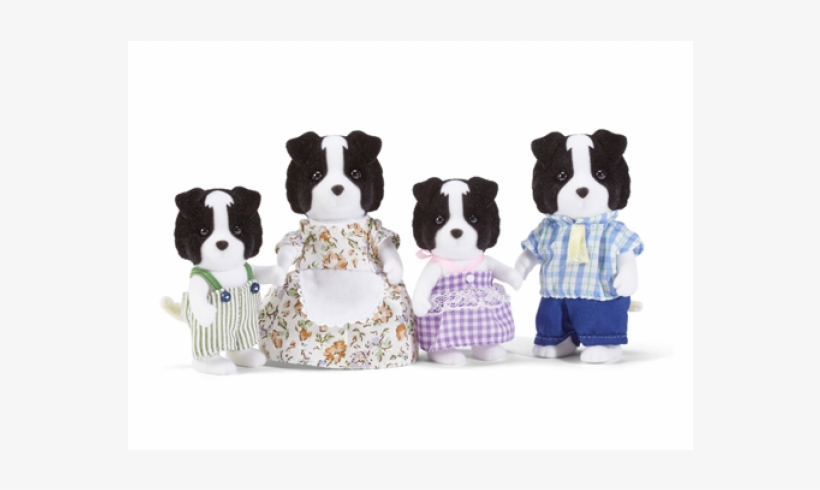 Calico Critters Border Collie Family Set, transparent png #5888504