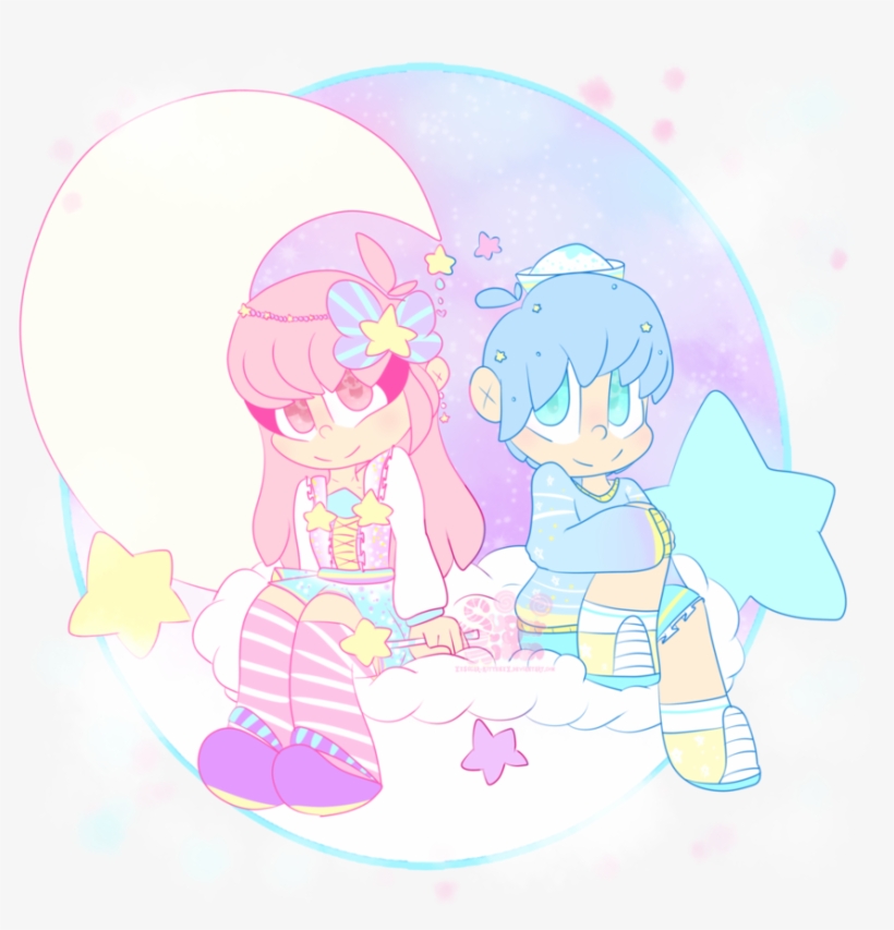 Little Twin Stars, Twins, Twin, Gemini - Cartoon, transparent png #5888879