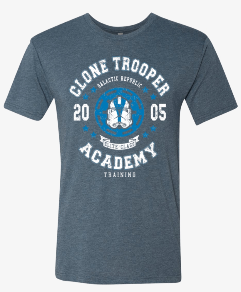 Clone Trooper Academy 05 Men's Triblend T-shirt - Storm Trooper Academy, transparent png #5889031