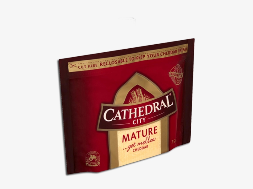 More Views - Cathedral City Mature Cheddar Cheese 350 G, transparent png #5889499