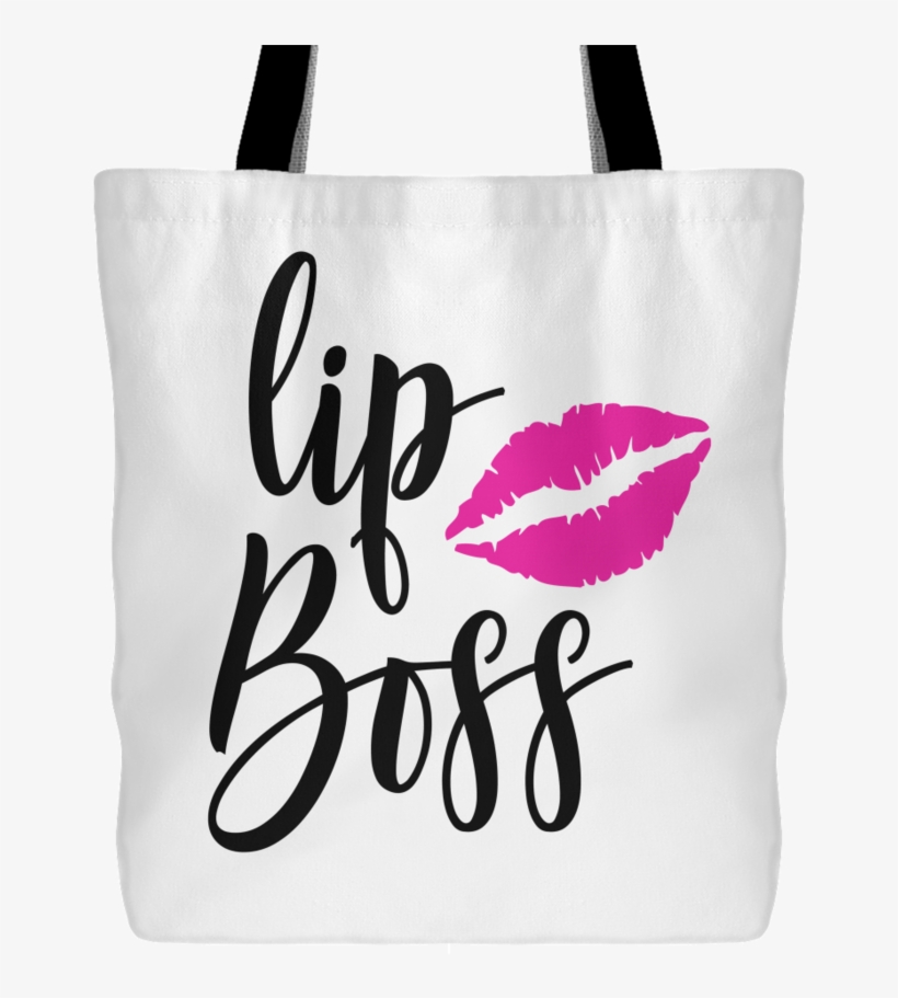 Lipboss Canvas Tote Shopping Bag - Lip Boss, transparent png #5889622