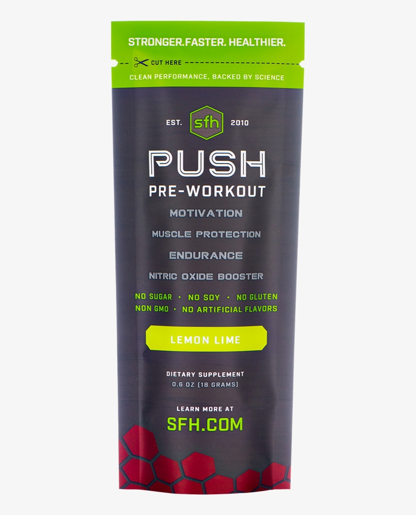 Push Ll Ss Pouch - Pre-workout, transparent png #5890018