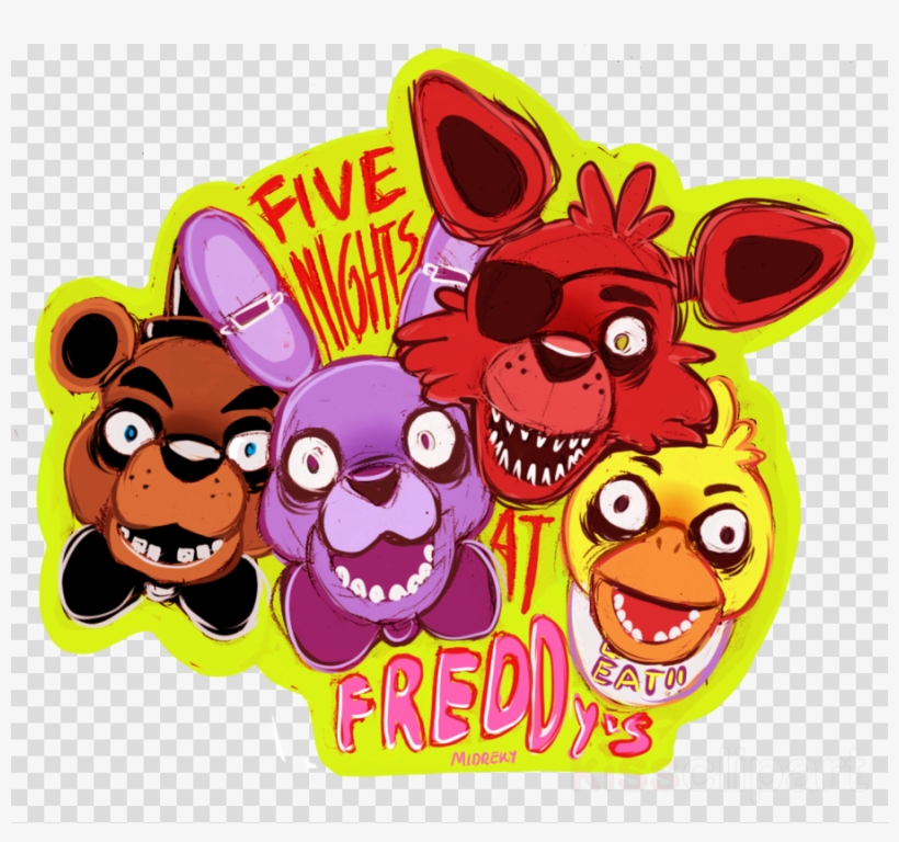 Download Five Nights At Freddy's Clipart Five Nights - Camiseta Adulto - Five Nights At Freddy's A4 Do P Ao, transparent png #5891678
