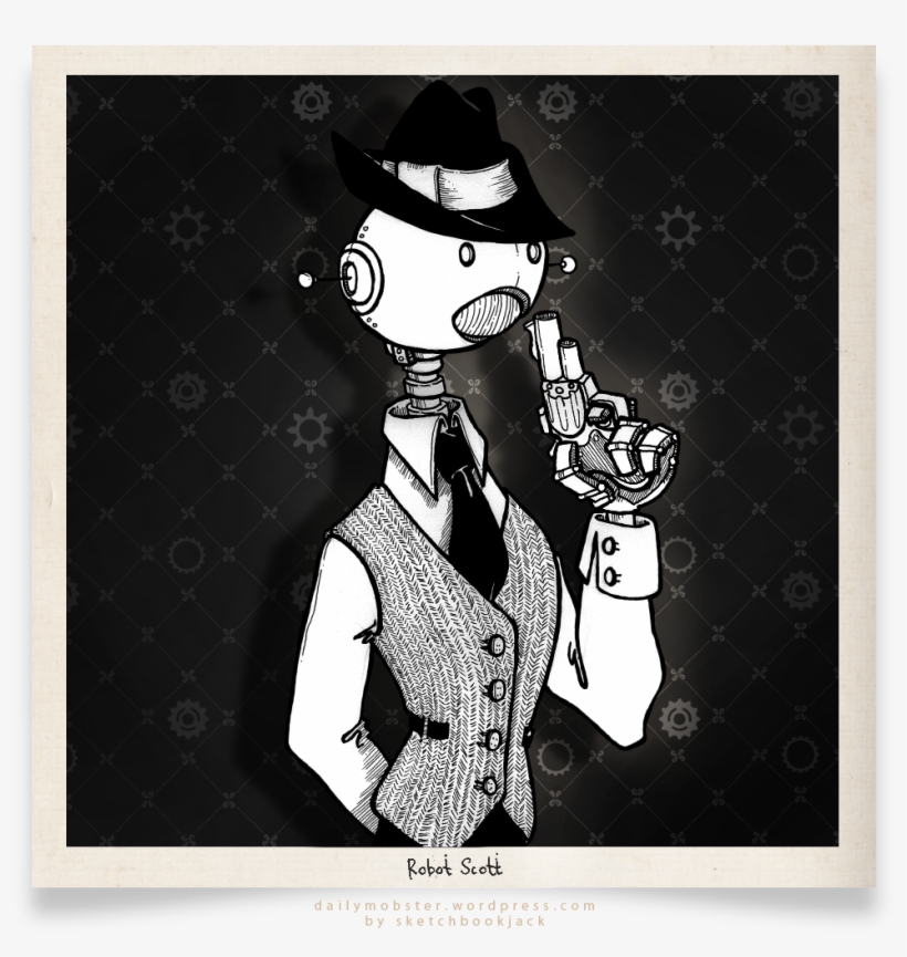 Robot Scott - Robot Mobster, transparent png #5891973