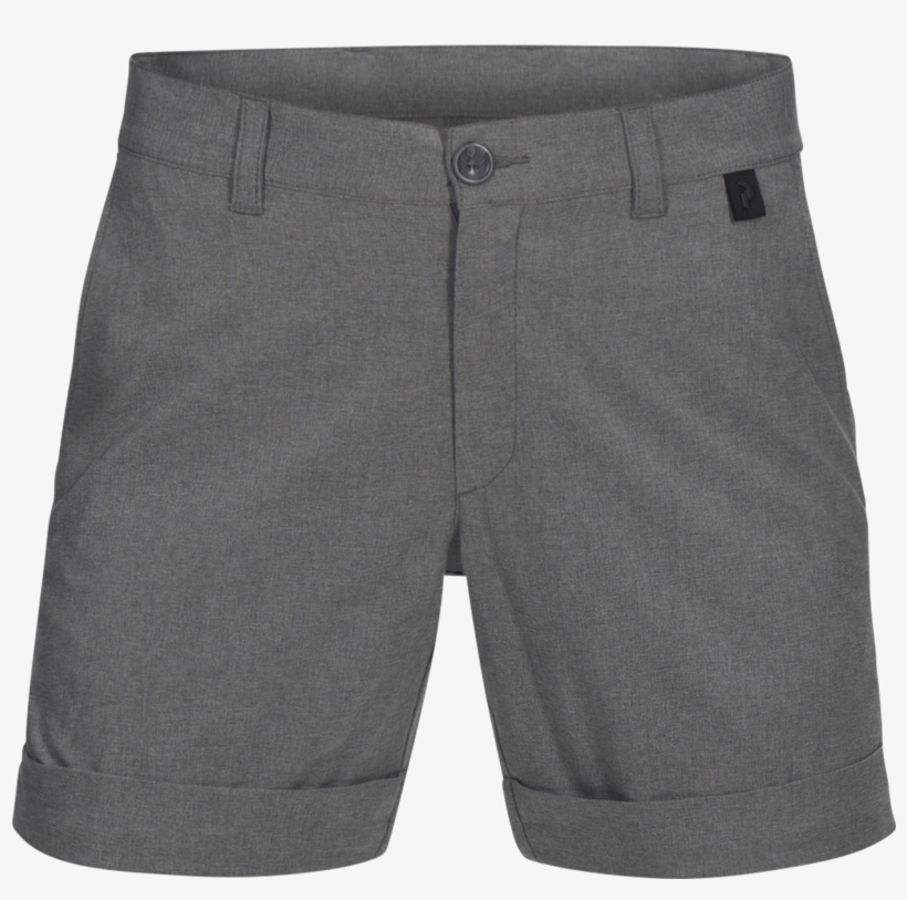 Women's Golf Printed Shorts Grey Melange, transparent png #5892203