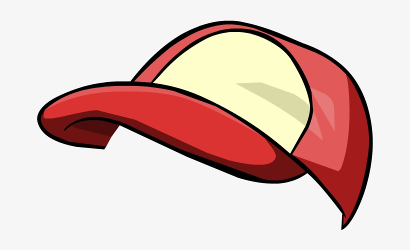 Red Baseball Cap7 - Club Penguin Red Cap, transparent png #5892259