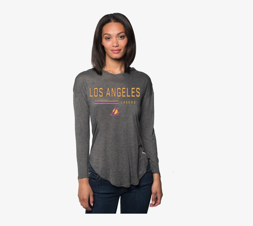 Los Angeles Lakers Womens Sofia Hoodie - Sweatshirt, transparent png #5892850