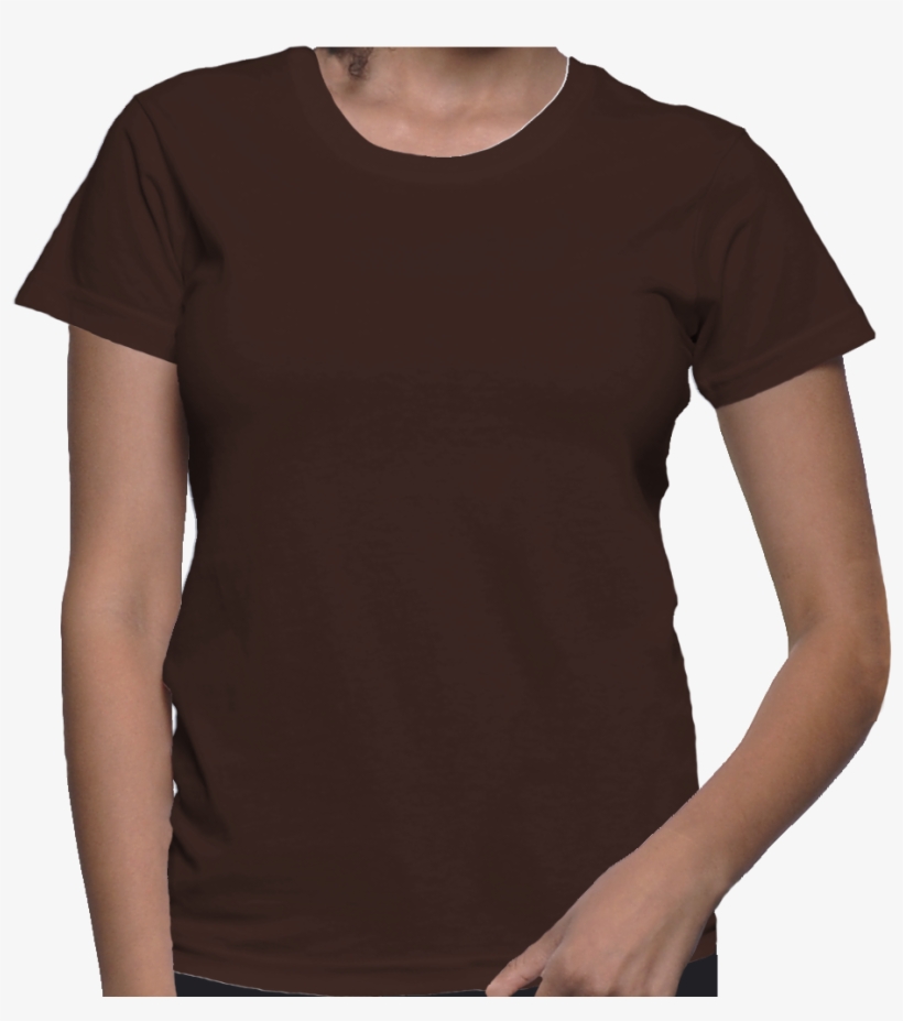 Chocolate Brown Ladies Shirt - Legend Of Zelda Shirt Triforce Shirt Gamer T-shirt, transparent png #5892983