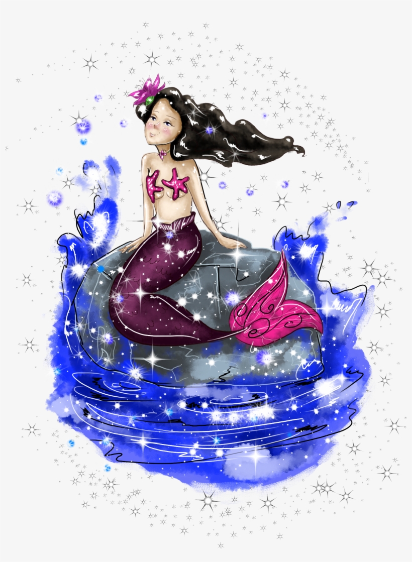 Mandy The Mermaid Www - Mandy The Mermaid Round Ornament, transparent png #5893300