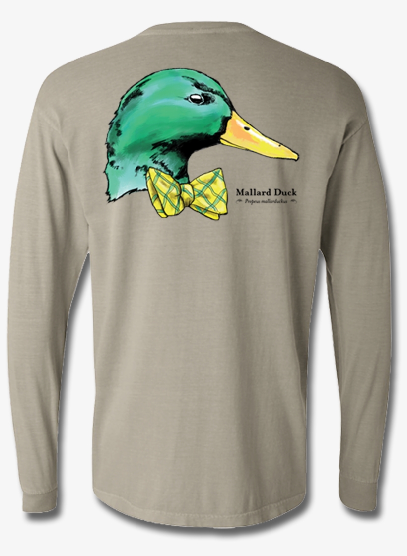 Mallard Prep Long Sleeve, T-shirts - T-shirt, transparent png #5893457