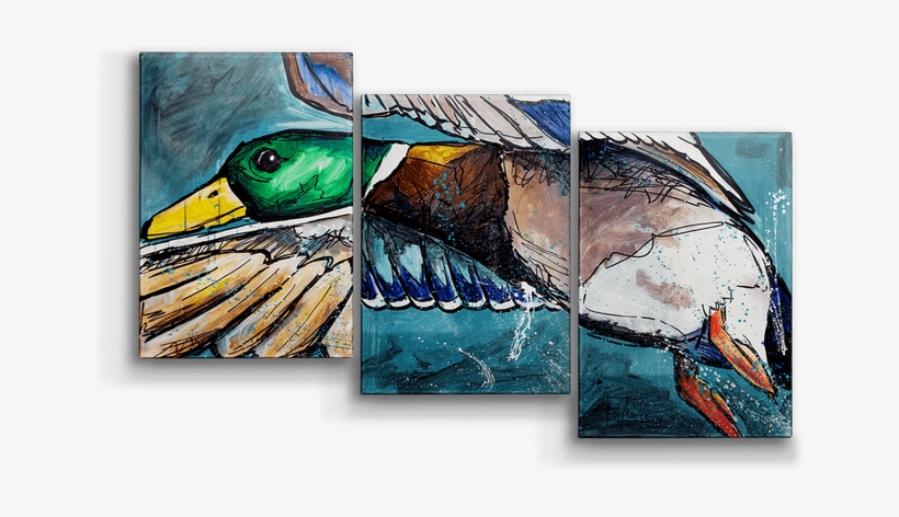 Grey Duck - Modern Art, transparent png #5893509