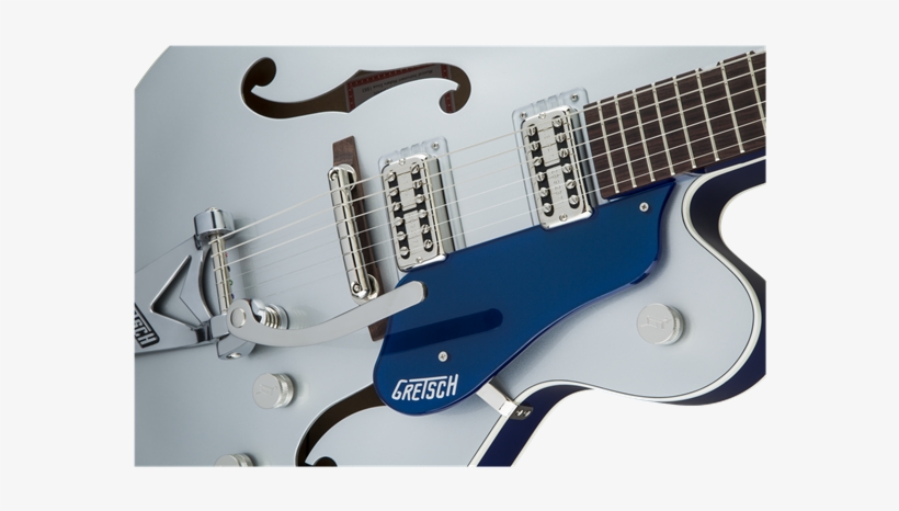 G6118t Players Edition Anniversary™ With String Thru - Gretsch G6118t Players Edition Anniversary Iridium, transparent png #5893833