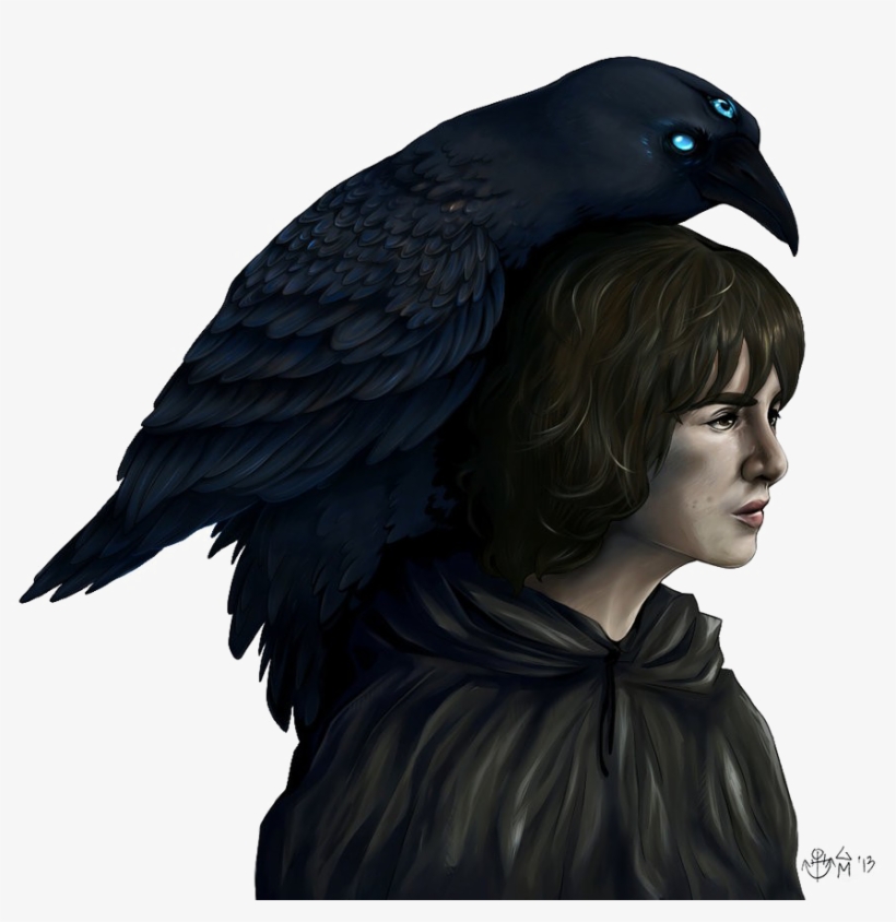 Bran Stark Png Transparent Image - Бран Старк И Ворон, transparent png #5894116