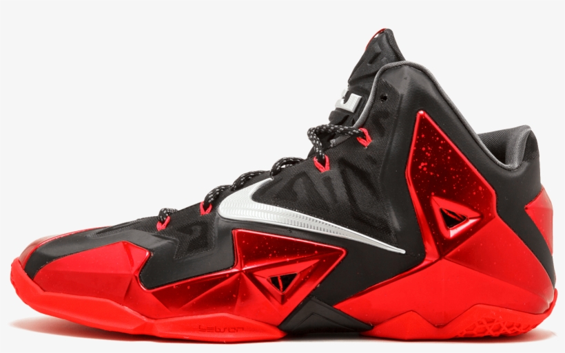 Back Nike Lebron 11 Away - Basketball Shoes, transparent png #5895119