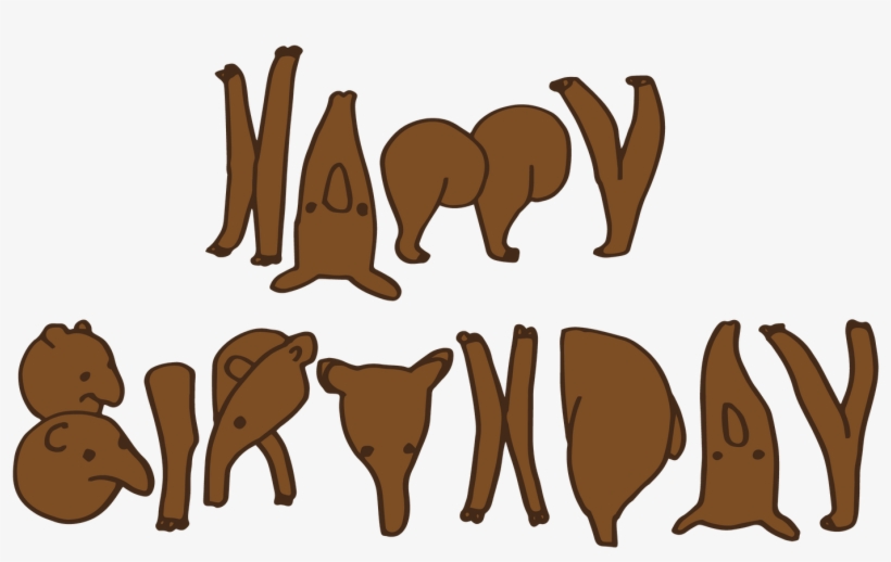 Happybirthdaytapirs-01 - Birthday, transparent png #5895405