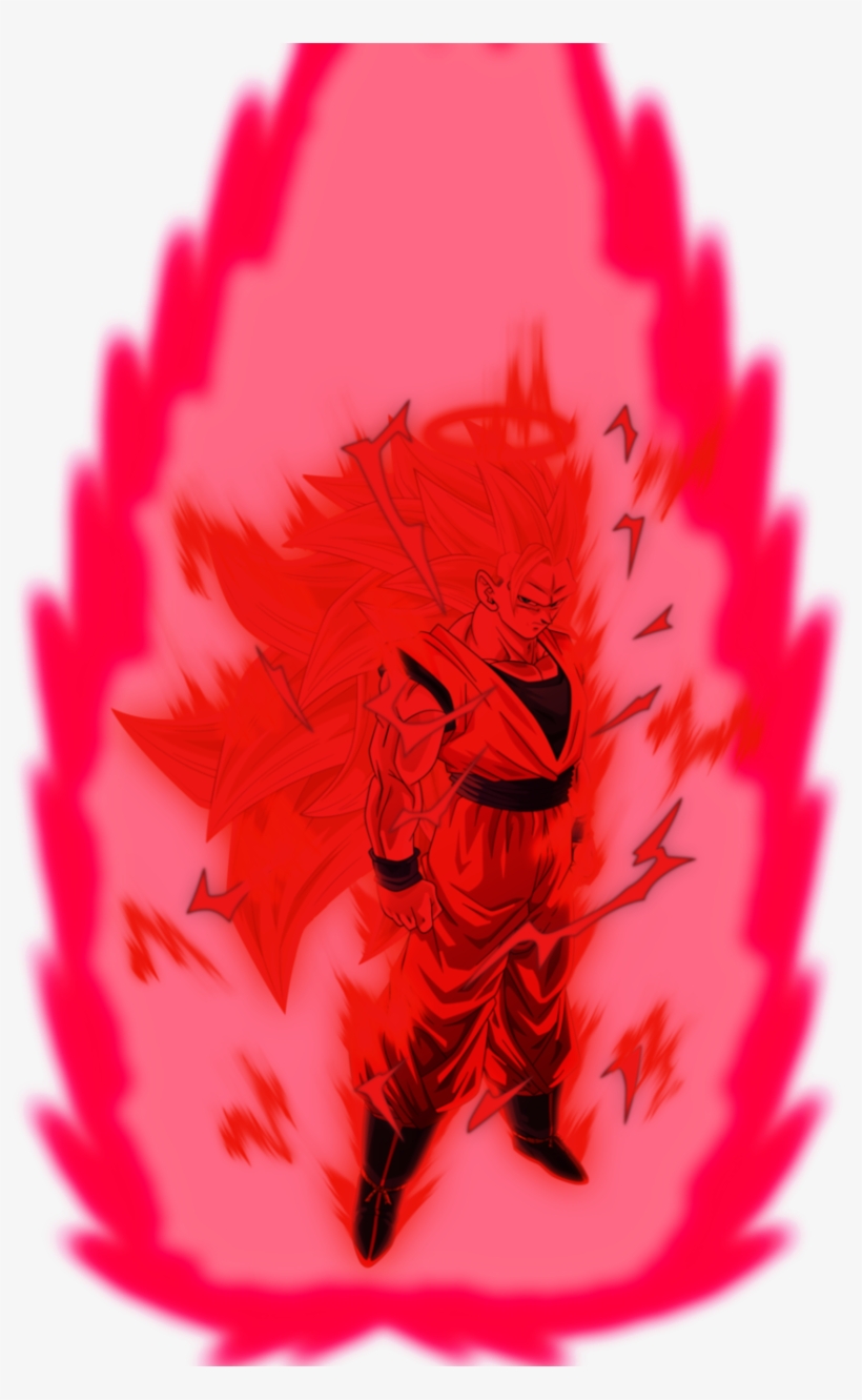 Super Kaioken 3 Goku - Goku, transparent png #5895796