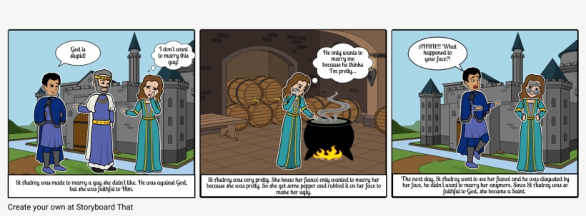 Parable Of St Audrey - Cartoon, transparent png #5896048