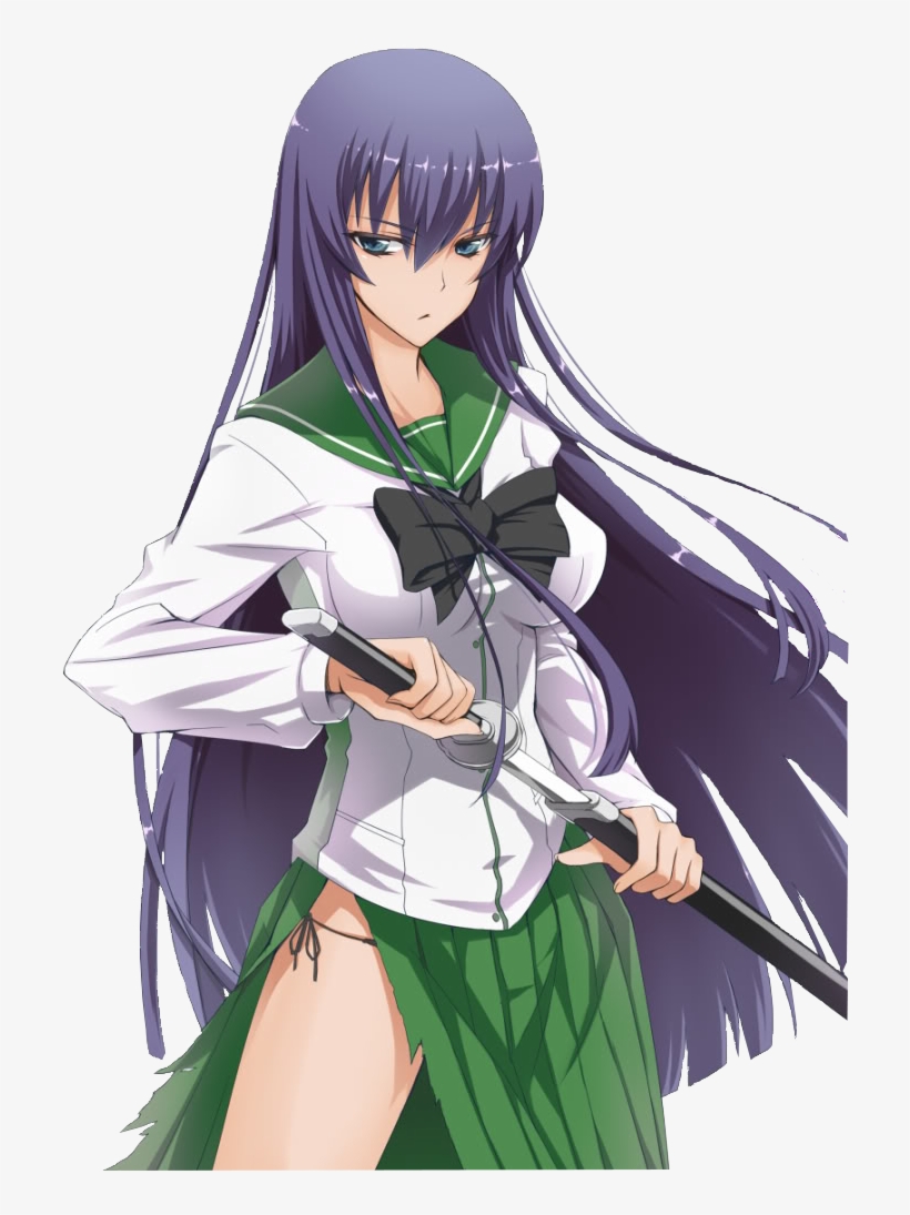 Anime Girl - High School Of The Dead 18+ - Free Transparent PNG Download -  PNGkey