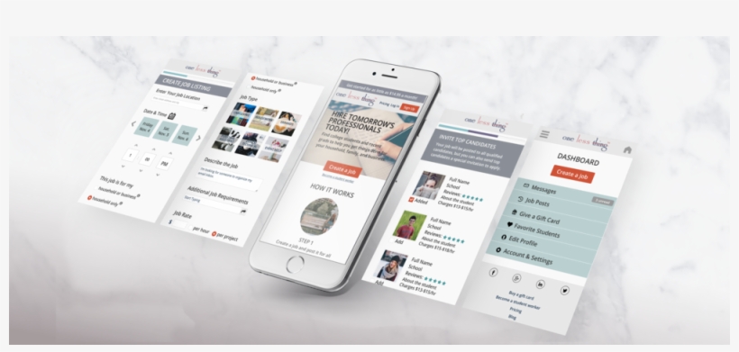One Less Thing Mobile Website Redesign, transparent png #5897014