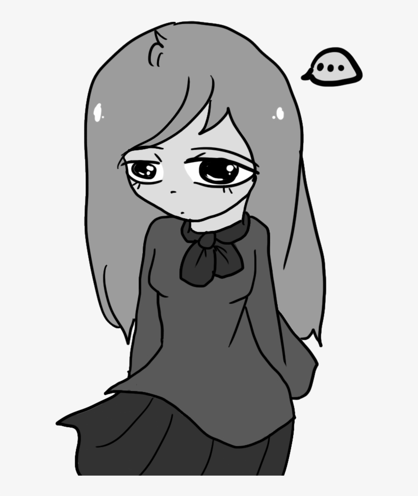 Girl Of Depression ) - Cartoon - Free Transparent PNG Download - PNGkey