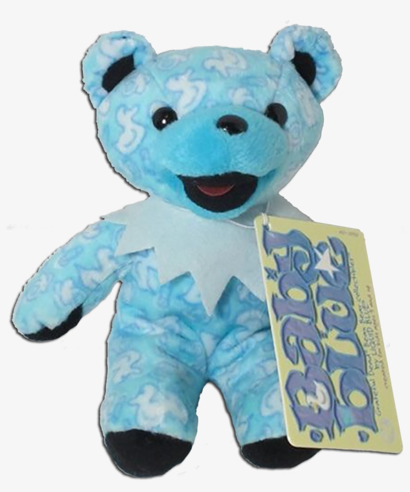 Grateful Dead Baby Blue Bean Bear - Bear, transparent png #5897456