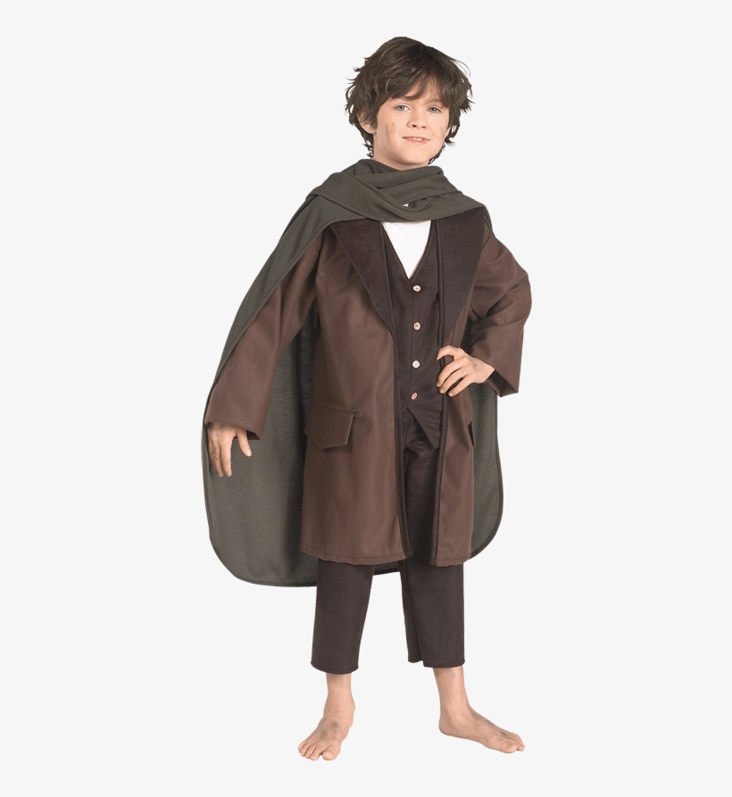 Childs Lotr Frodo Costume - Halloween Costume Lord Of The Rings, transparent png #5897902