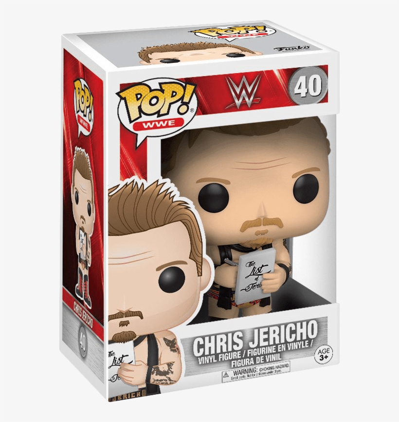 Funko Pop Wwe Chris Jericho - Chris Jericho Pop Vinyl, transparent png #5898010