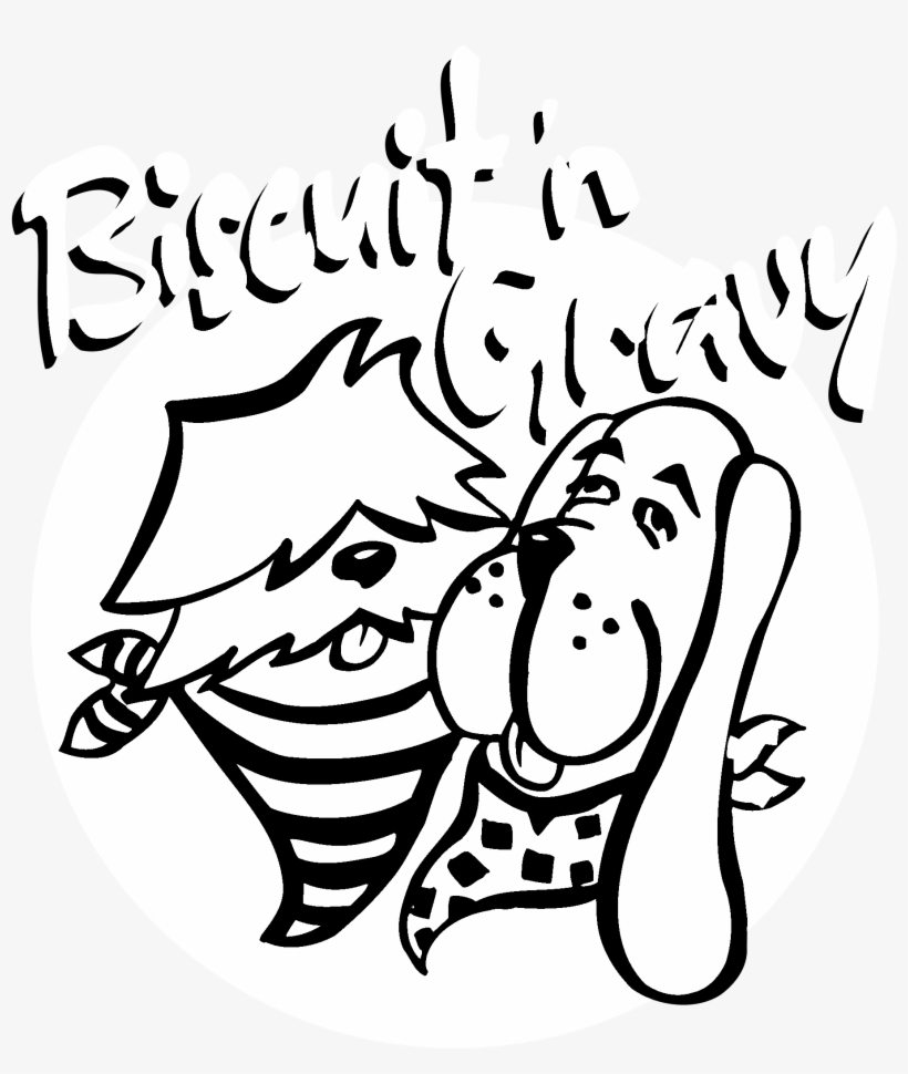 Biscuit 'n Gravy Logo Black And White - Portable Network Graphics, transparent png #5898982